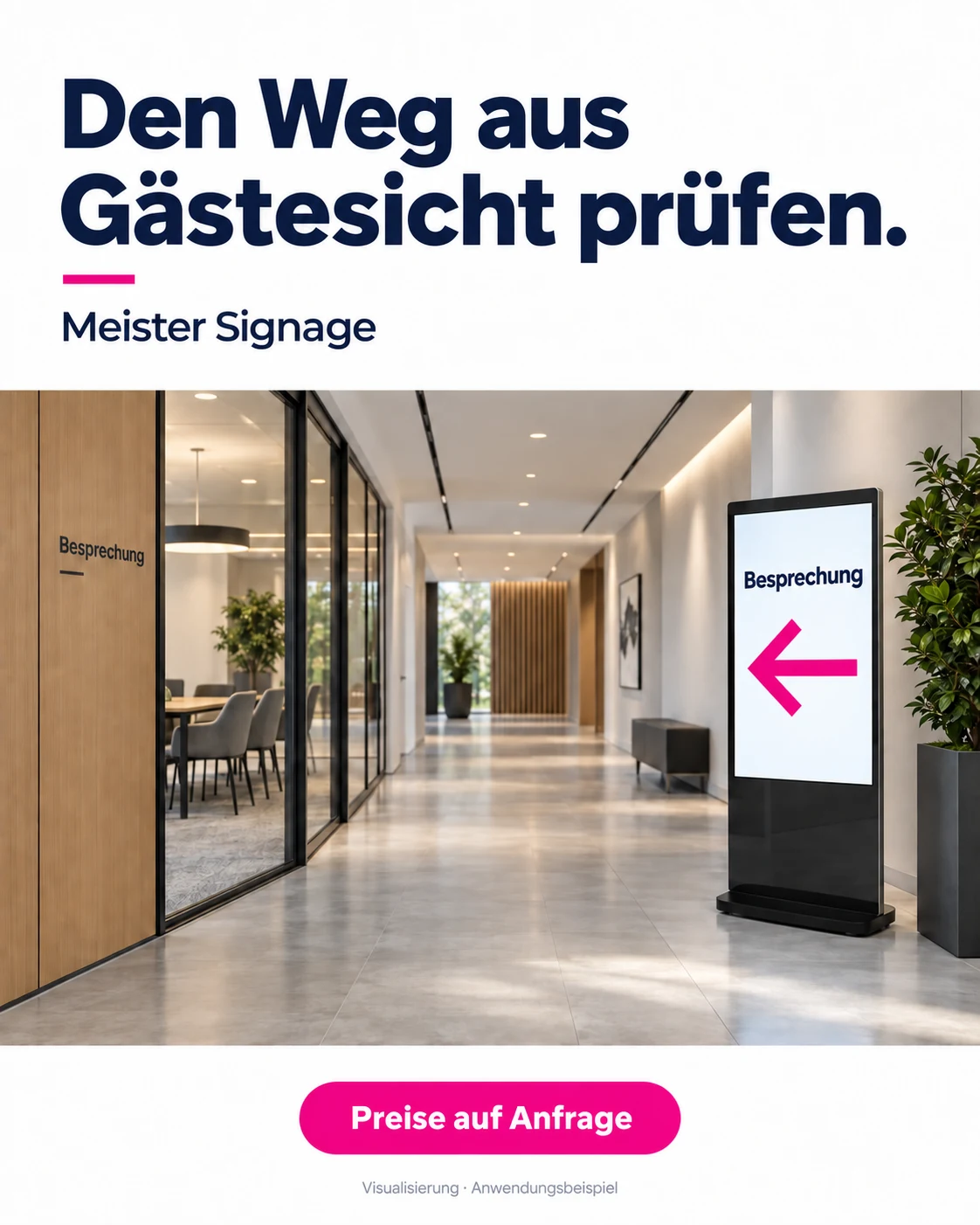 Ein guter Wegweiser steht vor der Abzweigung – Bild 3