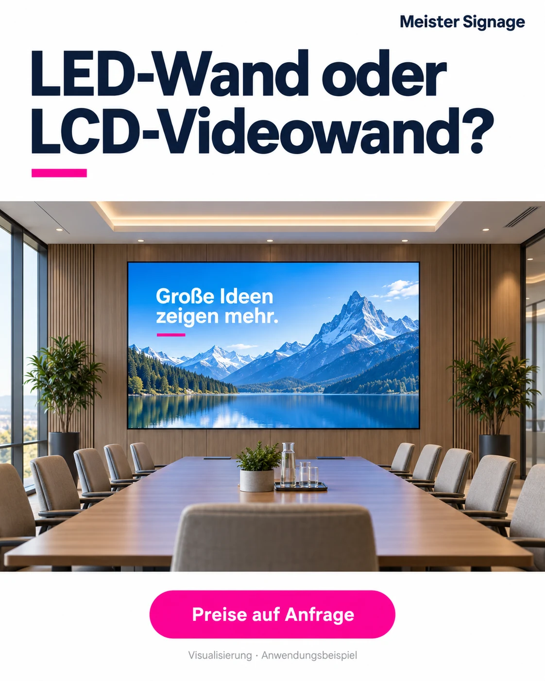 LED-Wand und LCD-Videowand sind nicht dasselbe
