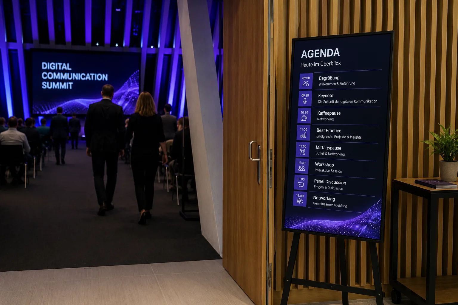 Digital Signage Events – Displays für Messen und Tagungen