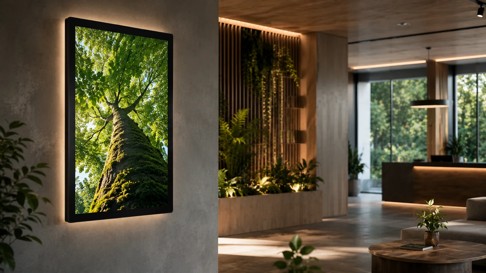 Digital Signage und Nachhaltigkeit – Verpackung aus Karton, Energieeffizienz und Recycling bei Meister Signage